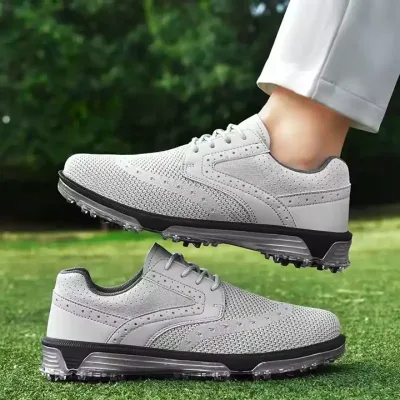 WATERPROOF SPIKE GOLF SHOES 